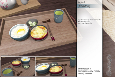Second Life Marketplace - Sway's [Breakfast] Around the World . Set